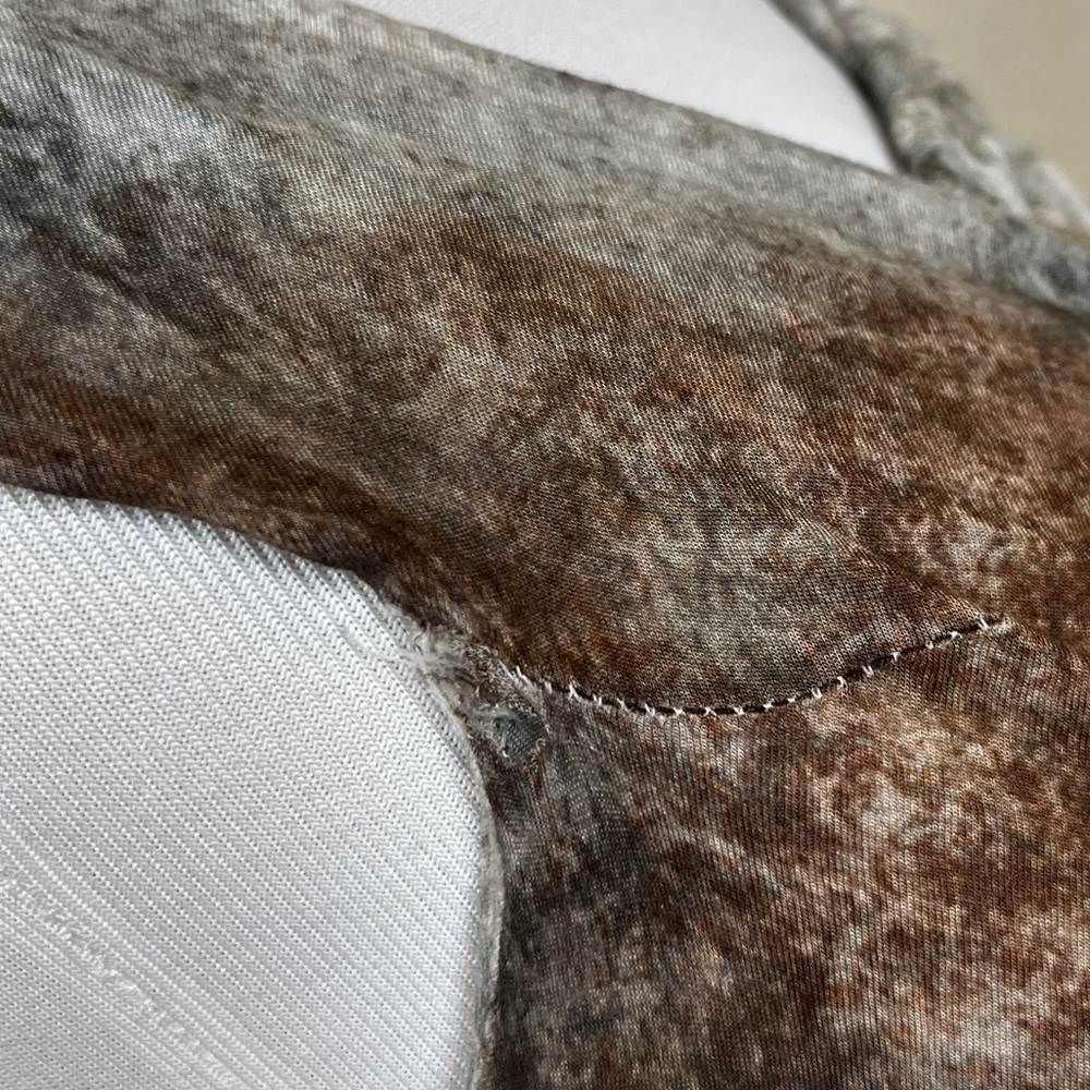 HELMUT LANG x INTERMIX Gray Marble Asymmetrical Jersey Bodycon Dress SMALL Party - Picture 8 of 9